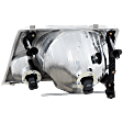 2002-2005 Ford Explorer - Driver and Passenger Side Halogen Headlight, With bulb(s), OE Replacement