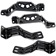 Front, Driver and Passenger Side, Inner and Outer Bumper Bracket