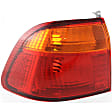 Driver Side, Inner And Outer Halogen Tail Light, Without bulb(s), OE Replacement