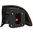 Driver Side, Inner And Outer Halogen Tail Light, Without bulb(s), OE Replacement