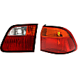 Passenger Side, Inner and Outer Halogen Tail Light, Without bulb(s), OE Replacement