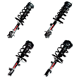 SET-2331590L-C Front and Rear, Driver and Passenger Side Fully Loaded Strut, AWD