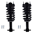 SET-2345555-F Front, Driver and Passenger Side Fully Loaded Strut, RWD