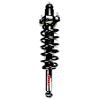SET-2345750-R Rear, Driver and Passenger Side Fully Loaded Strut, Convertible