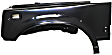 Front, Driver and Passenger Side Fenders, With turn signal light hole