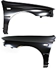 Front, Driver and Passenger Side Fenders, With turn signal light hole