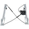 Extended Cab Pickup Front and Rear, Driver and Passenger Side Power Window Regulator, With Motor