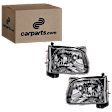 2003 Toyota Tacoma - Driver and Passenger Side Halogen Headlight, With bulb(s), OE Replacement