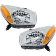 Driver and Passenger Side Headlights, with Bulbs, Halogen, For Models without Sport Package