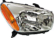 Driver and Passenger Side Headlights, with Bulbs, Halogen, For Models without Sport Package