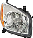 Driver and Passenger Side Headlights, with Bulbs, Halogen, For Models without Sport Package
