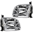 2003-2004 Toyota Tundra - Driver and Passenger Side Halogen Headlight, With bulb(s), OE Replacement