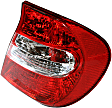 2004 Toyota Camry - Driver and Passenger Side Halogen Tail Light, With bulb(s), OE Replacement