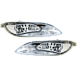 Front, Driver and Passenger Side Fog Lights, With Bulb(s), Halogen