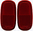 Rear, Driver and Passenger Side Bumper Reflector