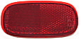 Rear, Driver and Passenger Side Bumper Reflector