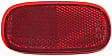 Rear, Driver and Passenger Side Bumper Reflector
