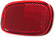 Rear, Driver and Passenger Side Bumper Reflector