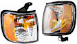 Driver and Passenger Side Halogen Corner Light, With bulb(s)