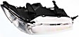2003-2005 Mitsubishi Lancer - Driver and Passenger Side Halogen Headlight, With bulb(s), OE Replacement