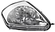 2002 Mitsubishi Eclipse - Driver and Passenger Side Halogen Headlight, With bulb(s), Production Date From February 2002, OE Replacement
