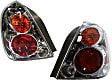 Driver and Passenger Side Halogen Tail Light, With bulb(s), OE Replacement