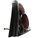 Driver and Passenger Side Halogen Tail Light, With bulb(s), OE Replacement