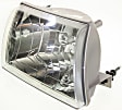 Driver and Passenger Side Halogen Headlight, With bulb(s), OE Replacement