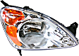 Driver and Passenger Side Halogen Headlight, Without bulb(s), OE Replacement