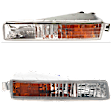 Front, Driver and Passenger Side Turn Signal Light, Without bulb(s)