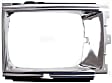 Driver and Passenger Side Headlight Door Headlight Door, Chrome
