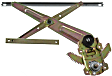 Front, Driver and Passenger Side Window Regulators, Manual, For Models Without Vent Window