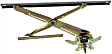 Front, Driver and Passenger Side Window Regulators, Manual, For Models Without Vent Window