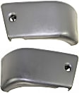 Front, Driver and Passenger Side Bumper End, Primed Plastic
