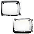 Driver and Passenger Side Headlight Door, Chrome