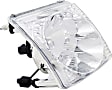 2005 Ford Explorer Sport Trac - Driver and Passenger Side Halogen Headlight, With bulb(s), OE Replacement
