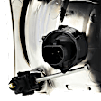 1999-2005 Ford F-350 Super Duty - Driver and Passenger Side Headlights, with Bulbs, Halogen, Clear Lens, Composite