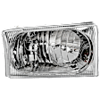1999-2005 Ford F-350 Super Duty - Driver and Passenger Side Headlights, with Bulbs, Halogen, Clear Lens, Composite