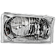 1999-2005 Ford F-350 Super Duty - Driver and Passenger Side Headlights, with Bulbs, Halogen, Clear Lens, Composite