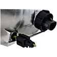 1999-2005 Ford F-350 Super Duty - Driver and Passenger Side Headlights, with Bulbs, Halogen, Clear Lens, Composite