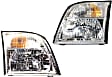2002-2005 Mercury Mountaineer - Driver and Passenger Side Halogen Headlight, With bulb(s), OE Replacement