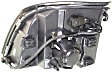 2002-2005 Mercury Mountaineer - Driver and Passenger Side Halogen Headlight, With bulb(s), OE Replacement