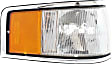 Driver and Passenger Side Halogen Corner Light, Without bulb(s)