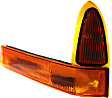 Driver and Passenger Side Halogen Corner Light, Without bulb(s)