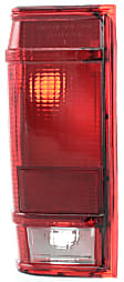 Driver and Passenger Side Halogen Tail Light, Without bulb(s), OE Replacement