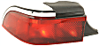 Driver and Passenger Side Halogen Tail Light, Without bulb(s), OE Replacement