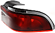Driver and Passenger Side Halogen Tail Light, Without bulb(s), OE Replacement