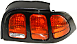 1996-1998 Ford Mustang - Driver and Passenger Side Halogen Tail Light, Without bulb(s), OE Replacement