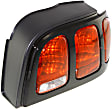 1996-1998 Ford Mustang - Driver and Passenger Side Halogen Tail Light, Without bulb(s), OE Replacement