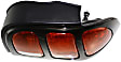 1996-1998 Ford Mustang - Driver and Passenger Side Halogen Tail Light, Without bulb(s), OE Replacement
